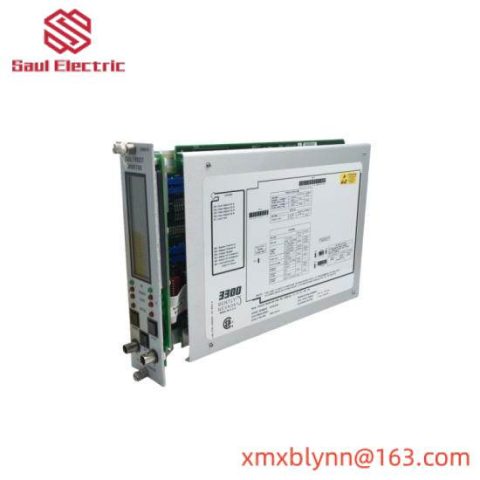 Bently Nevada 3300/20 Dual Thrust Monitor; Manufacturer: bently-nevada