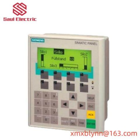 Siemens SIMATIC OPERATOR PANEL OP77B BACKLIT LC DISPLAY, 4.5" GRAPHICS CAPABLE, MPI-/PROFIBUS-DP INTERFACE, UPTO 12 MB STORAGE, PRINTER/USB INTERFACE, MMC CARD SLOT, WINCC FLEXIBLE 2004 COMPATIBLE