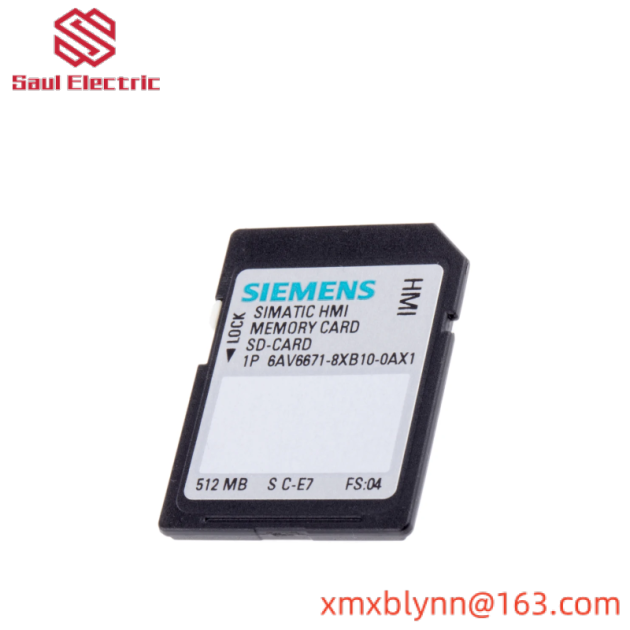 SIEMENS 6AV6671-8XB10-0AX1 - Advanced SIMATIC SD Memory Card