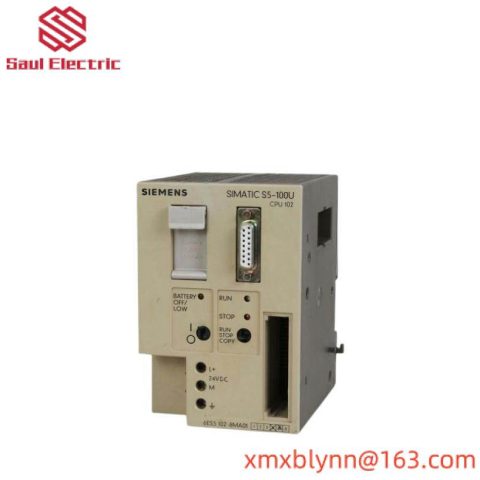 SIEMENS 6ES5102-8MA12 Central Processing Unit: Industrial Control Core Processor