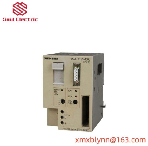 SIEMENS 6ES5102-8MA12 Central Processing Unit: Industrial Control Core Processor