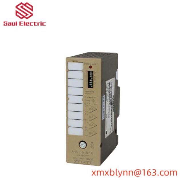 SIEMENS 6ES5464-8MA21 Analog Input Module - High-Frequency, Compact PLC Integration for Industrial Automation
