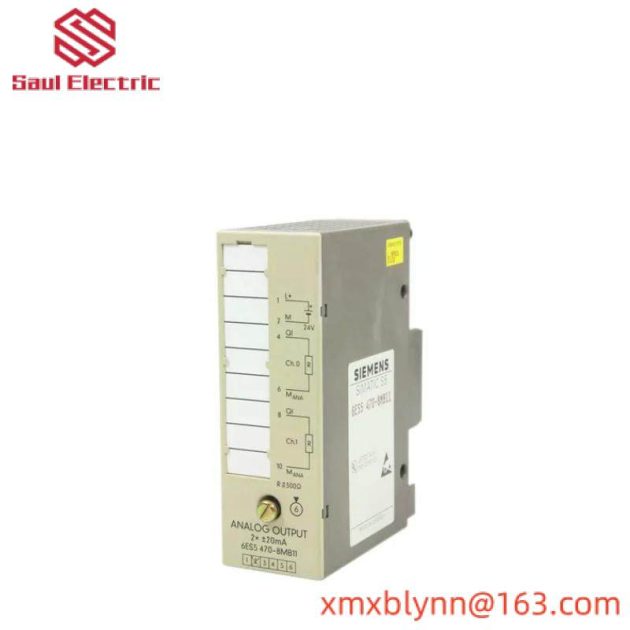 SIEMENS 6ES5470-8MB11 | Analog Output Module for Industrial Control Systems
