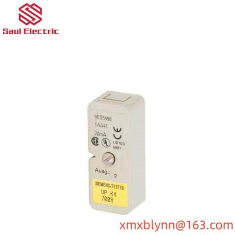 SIEMENS 6ES5498-1AA41 Analog Input SubModule, High Precision Data Acquisition for Industrial Control Systems