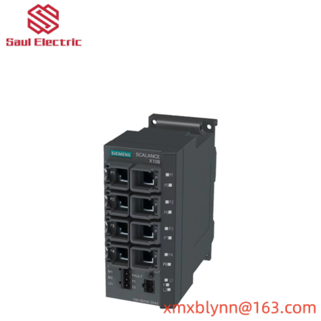 SIEMENS SCALANCE X108 - 6GK5108-0BA00-2AA3, Industrial Ethernet Switch