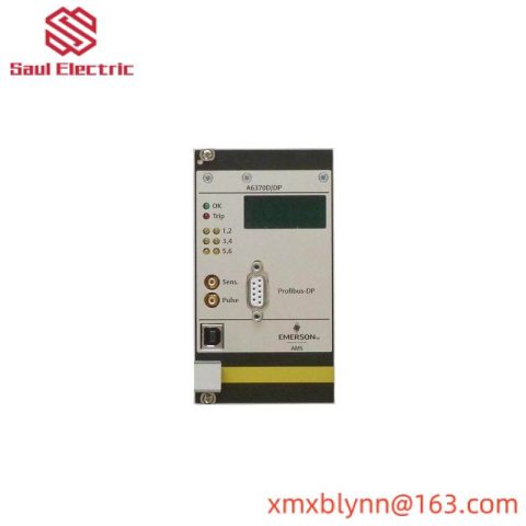 EMERSON A6370D Overspeed Protection Monitor: Advanced Monitoring Solution for Critical Systems