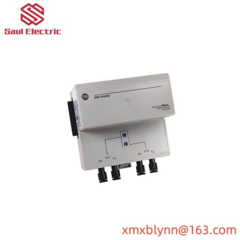 Allen-Bradley AB 1786-RPFM Dual Fiber Optic Channel, ControlNet, Industrial Networking