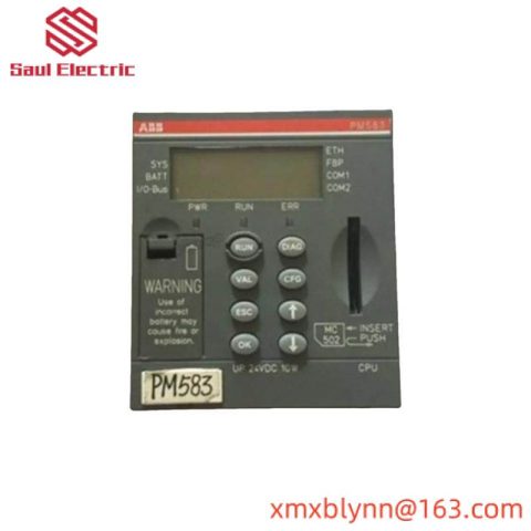 ABB AC500 CPU PM583-ETH: High Performance Modular Control Solution