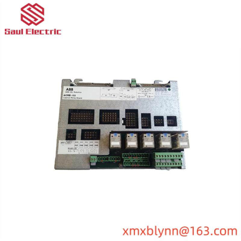 abb_acrb-033hne08250-1_safety_cabinet_relay_board.jpg ABB ACRB-033HNE08250-1 Safety Cabinet Relay Board