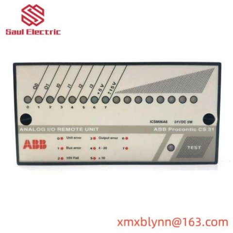 ABB ICSM06A6 - Analog I/O Remote Unit