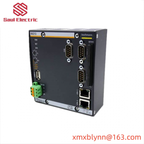 Bachmann MX213 PLC CPU Module, Advanced Control Solution