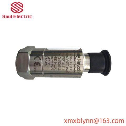 BENTLY NEVADA 177230-00-01-05 Seismic Transmitter: Precision Monitoring for Critical Infrastructure