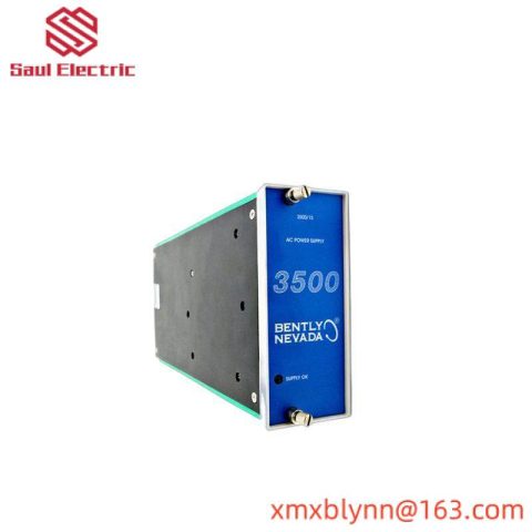 Bently Nevada 3500/15 AC Power Supply Module, 127610-01, Precision Manufacturing for Industrial Control