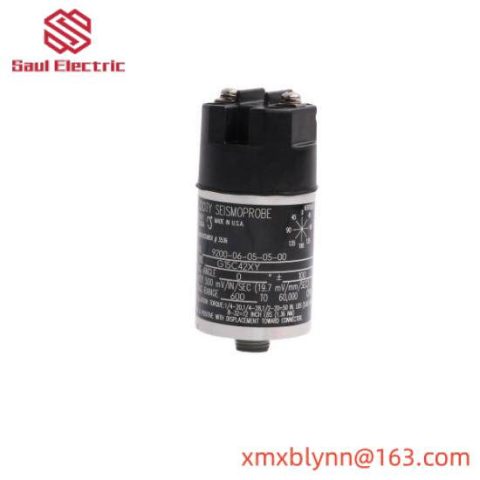 Bently Nevada 9200-06-05-05-00: Seismic Proof Velocity Sensor, Precision Engineering for Industrial Control