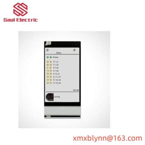 Emerson A6740/10: Industrial Reliability in 16-Channel Output Relay Module
