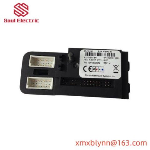 Emerson CE4003S6B1 - Advanced Analog Input Module, Designed for Industrial Control Applications