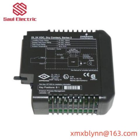 EMERSON KJ3201X1-BA1 | Discrete Input Card | Control Systems | Industrial Automation