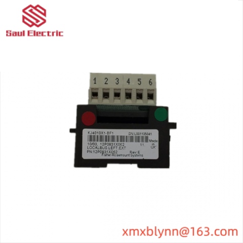 EMERSON KJ4010X1-BF1: Industrial PLC LocalBus Left Extender for Enhanced System Flexibility