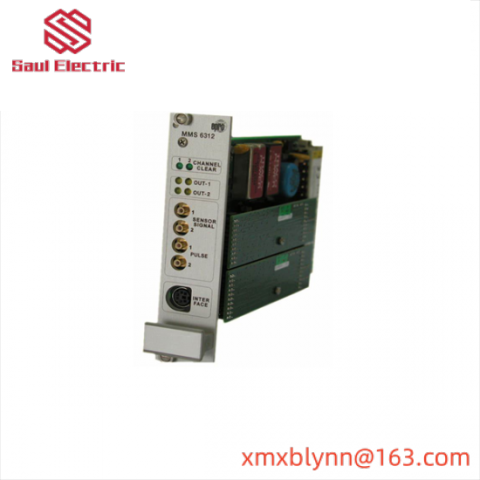 EMERSON MMS6312 Monitoring Module: Advanced Motion Control Solution