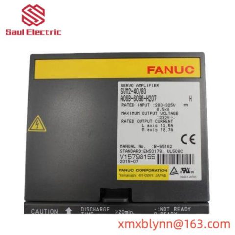 Fanuc A06B-6096-H207 | High-Power GE Servo Module