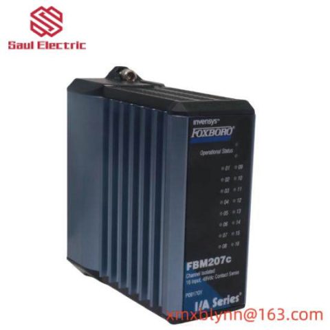 Invensys Foxboro FBM207 CP0917MF 16-Channel Voltage Monitor Module
