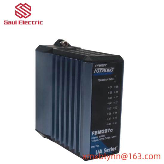 Invensys Foxboro FBM207 CP0917MF 16-Channel Voltage Monitor Module