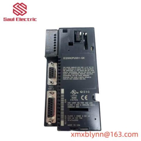 GE FANUC IC200CPU001 - Advanced Control Module for Industrial Automation