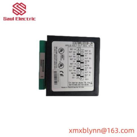 GE FANUC Programmable Logic Controller (PLC), IC670ALG310 Series, Analog Output Module