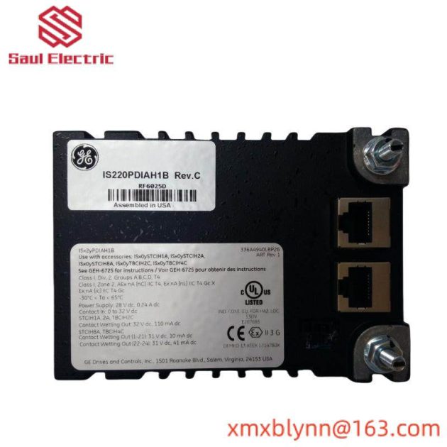 GE IS220PDIAH1B Mark VIe I/O Pack for Industrial Control Systems