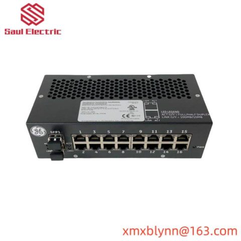 GE IS420ESWBH2A Industrial Ethernet Switch, Mark VIe Series