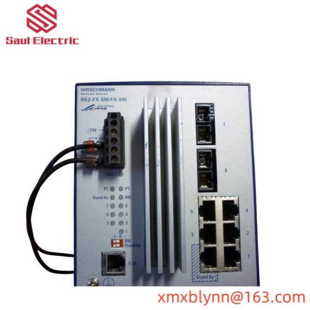 Hirschmann RS2-FX-SM/FX-SM Ethernet Rail Switch - Industrial Control Module