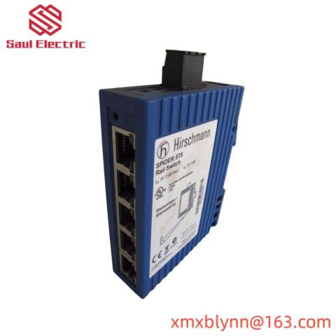 Hirschmann SPIDER 5TX Rail Switch: Unmanaged Ethernet Switch, 9.6V - 32V DC, 10/100 Mbps, 5 Ports