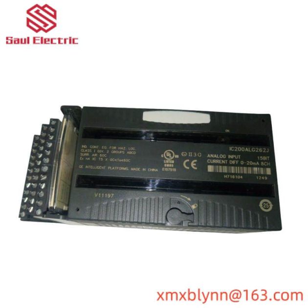 GE IC200ALG262 Analog Input Module: High-Precision Data Acquisition, Industrial Control Solutions