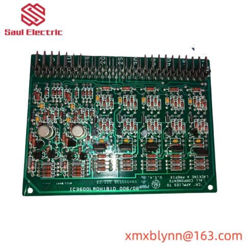 GE Speedtronic IC3600LRDH1B1D Relay Driver Card - Mark I/II Series, Engineered for Scalable Gas & Steam Turbine Management
