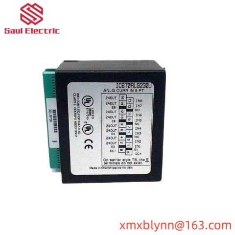 GE IC670ALG230 Analog Input Current Module - 8 Channel PLC Component