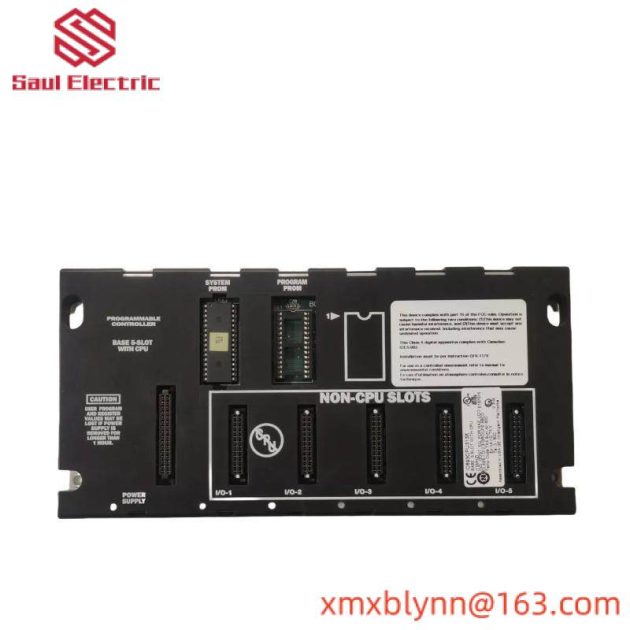 GE IC693CPU313X | 5-Slot CPU Chassis, Industrial Control System Core Component