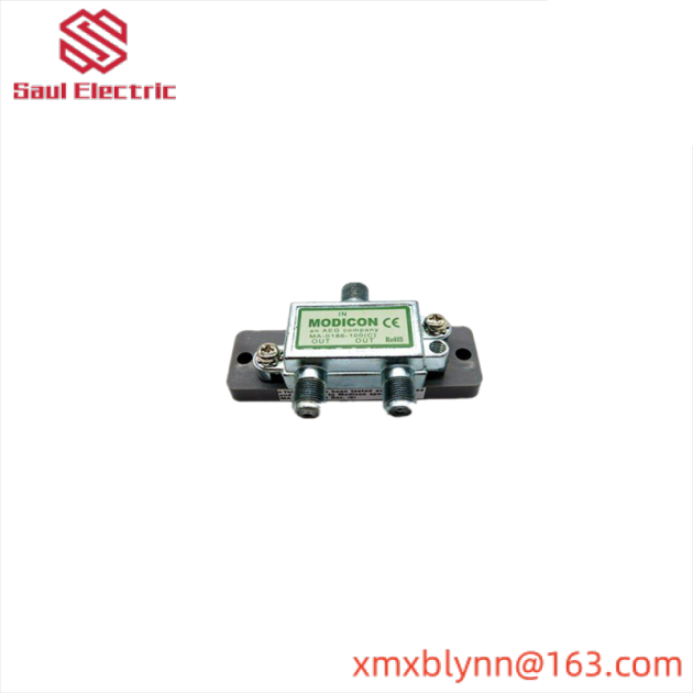 Schneider MODICON MA0186100 Coaxial Cable Splitter