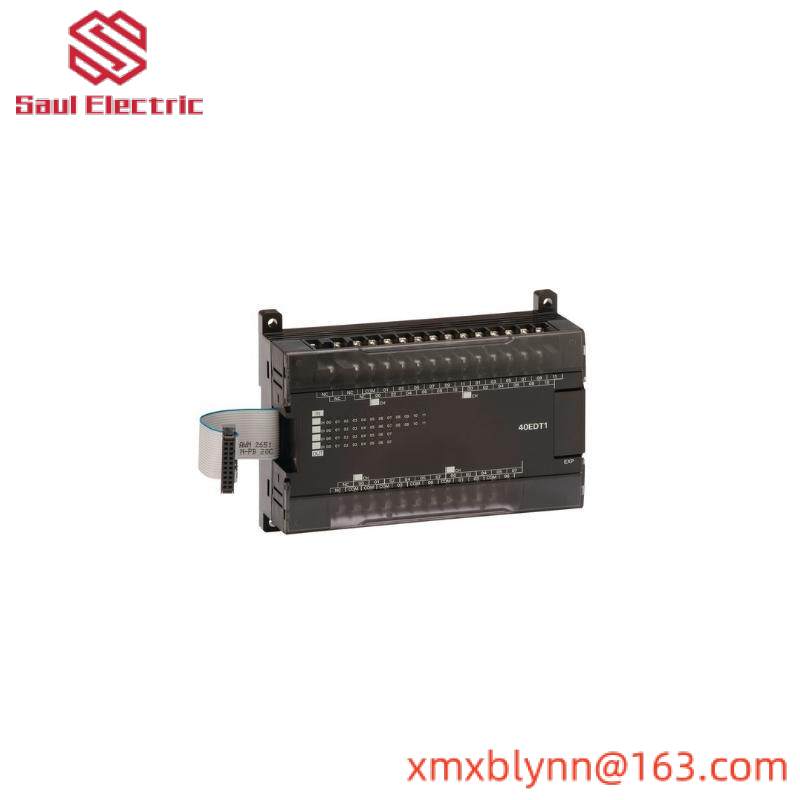 Omron CP1W-40EDT1 PLC Expansion Module: 24 Input, 16 Output, 30 Vdc, 110x150x50mm