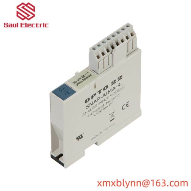 Opto 22 SNAP-AIMA-4 Analog Current Input Module: Advanced Industrial Control Solution