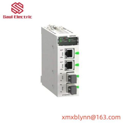 Schneider Electric BMXNRP0200 Fiber Optic Converter Module for PLC