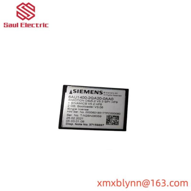 SIEMENS 6AU1400-2QA20-0AA0 Compact Flash Memory Module