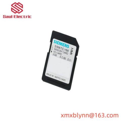 Siemens 6AV2181-8XP00-0AX0 Memory Card: Efficient Data Storage for Industrial Automation