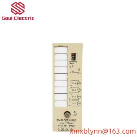 Siemens 6ES5464-8ME11 Analog Input Module for S5-90U/-95U/-100U ET 100U/ET 200U