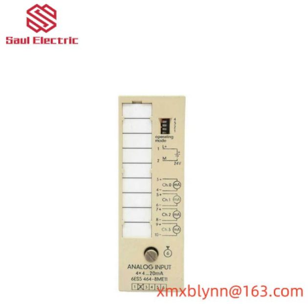 Siemens 6ES5464-8ME11 Analog Input Module for S5-90U/-95U/-100U ET 100U/ET 200U
