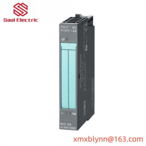 Siemens 6ES7138-4CA50-0AB0: I/O Power Module for Industrial Automation