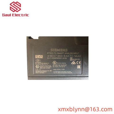 SIEMENS 6ES7650-8AK70-1AA0 Analog Input Module - Precision Control in Industrial Automation