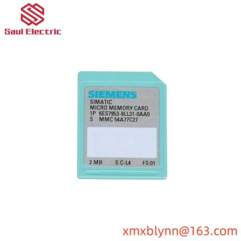 SIEMENS 6ES7953-8LL31-0AA0 Memory Card for Industrial Automation