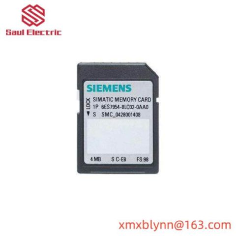 Siemens 6ES7954-8LC02-0AA0 Memory Card for Industrial Control Systems