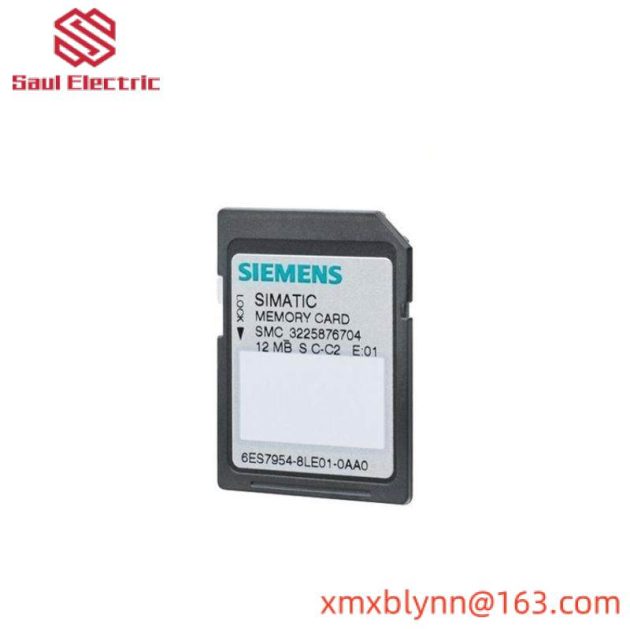 SIEMENS 6ES7954-8LE03-0AA0 Memory Card for Industrial Control Systems