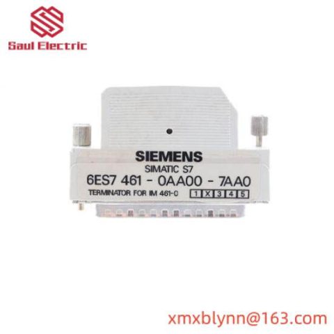 Siemens 6ES7 461-0AA00-7AA0 - Interface Module Terminating Connector, Control Systems & Automation